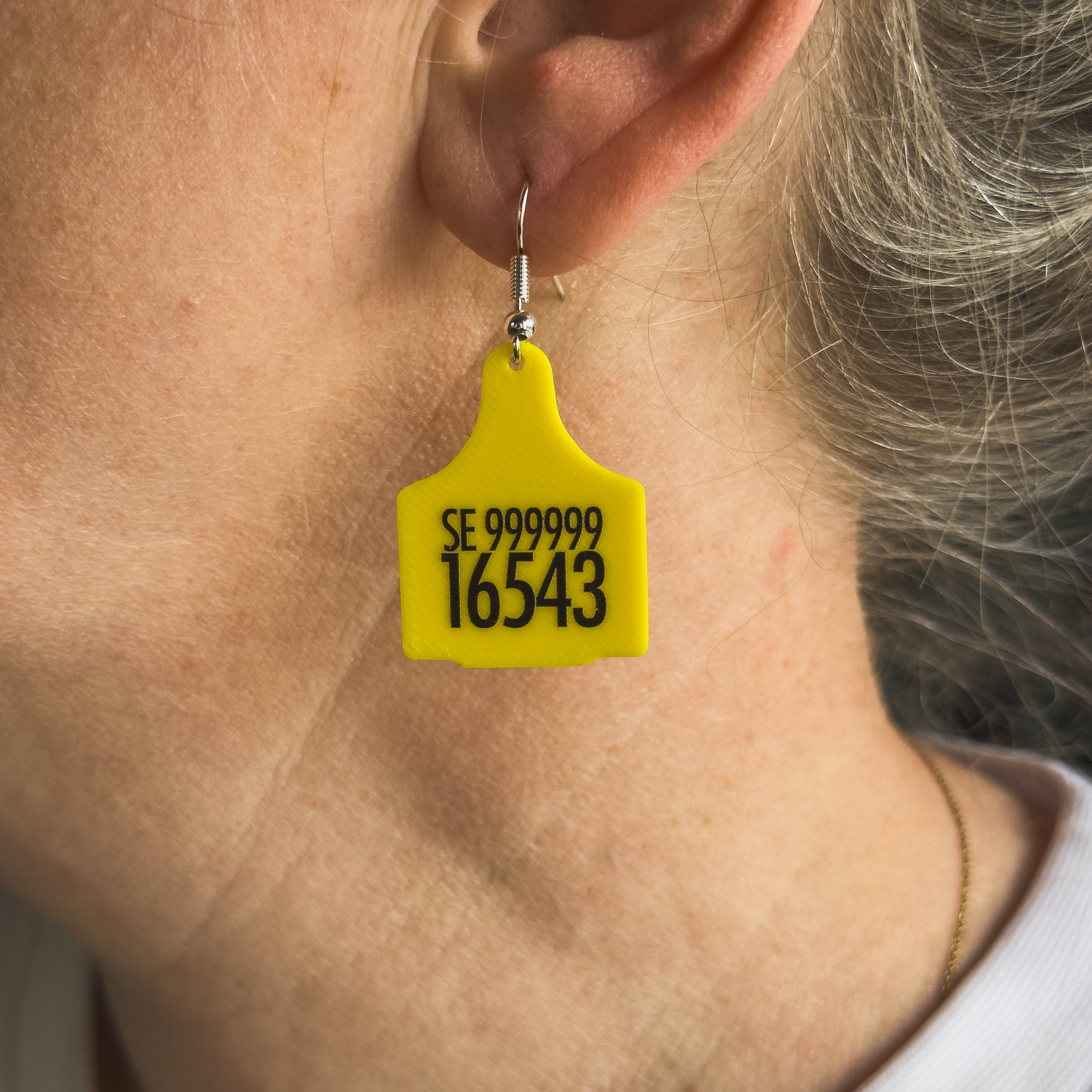 Cow Earring