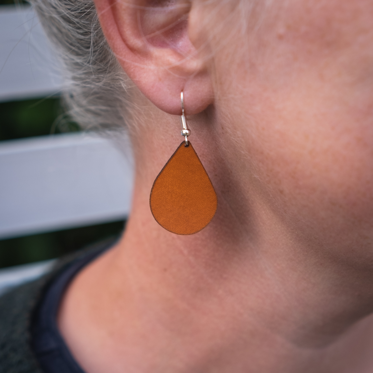 Leather Earring