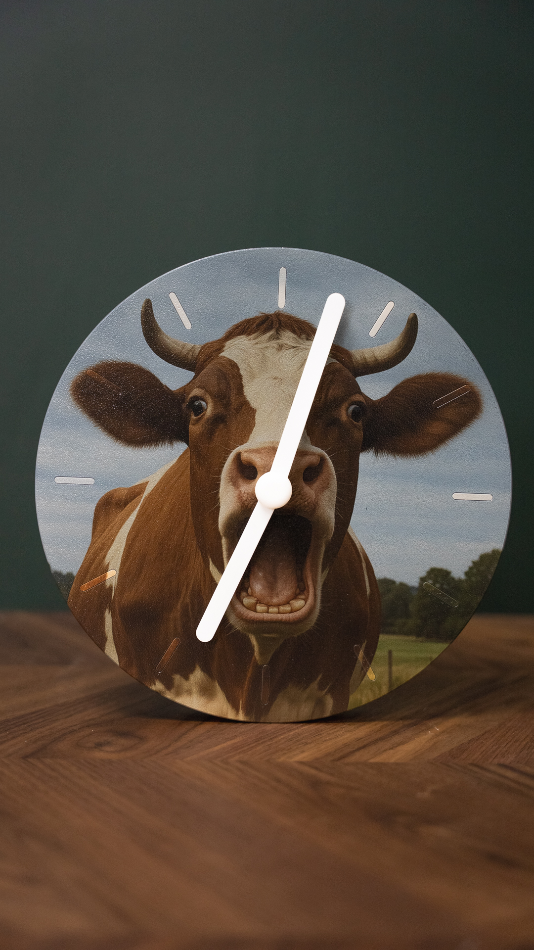 Wallclock Cow